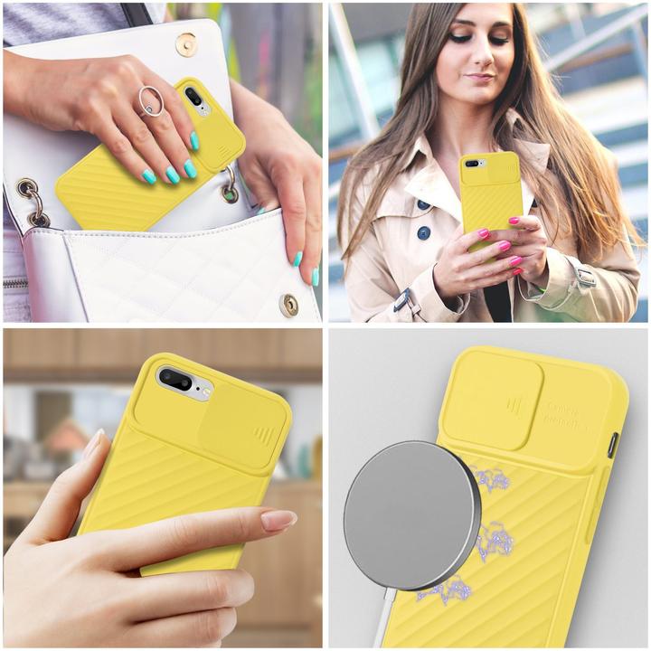 Image du produit Cadorabo Couverture TPU avec protection pour appareil photo (Apple iPhone 7 Plus, Apple iPhone 7s Plus)