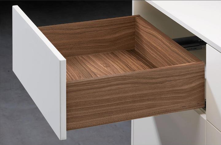 Actual product image Hettich Quadro V6 mit Push to open, EB23 Vollauszug 30 kg. 350 mm