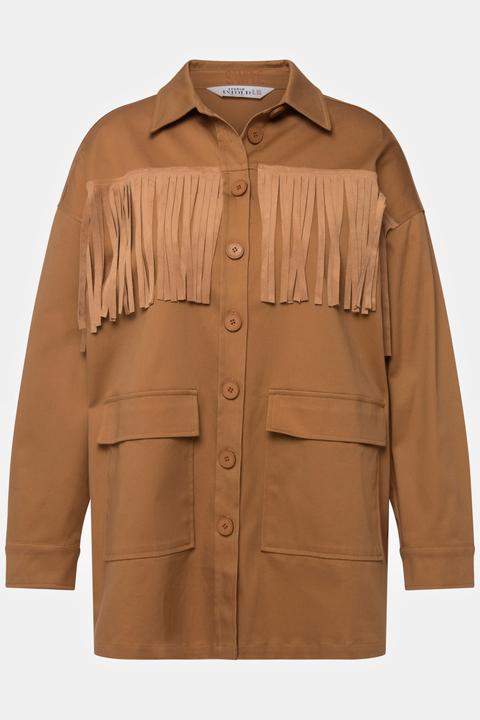 Actual product image Studio Untold Fringe Button Front Jacket (54)