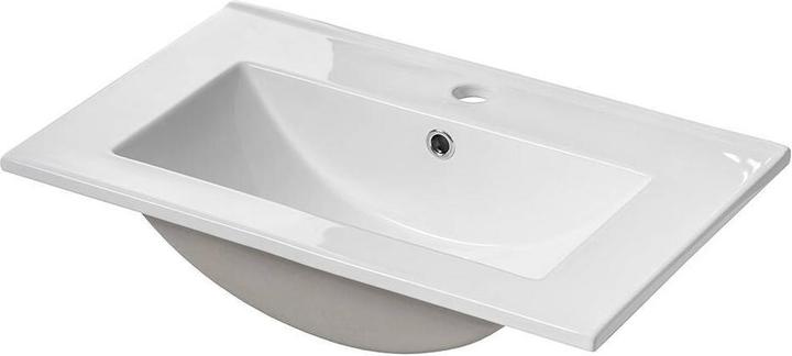 Actual product image En.Casa Waschtisch Skelbolu 60x57x39 cm Eicheoptik