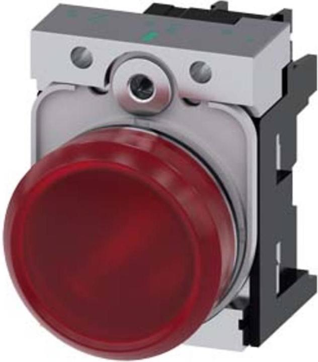 Actual product image Siemens Indicator light complete 1f LED AC rnd high 3SU1153-6AA20-1AA0