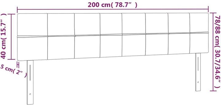 Actual product image VidaXL Rome (200 x 5 x 88 cm)