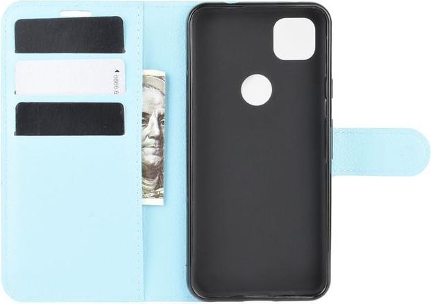 Actual product image MU Classic Litchi Leather Bookcover Series (Google Pixel 4a)