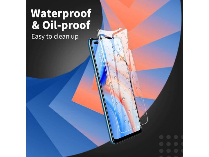 Produktbild Screenguard Oppo Reno4 5G Panzerglas Schutzfolie Case Friendly Design (1 Stk., Oppo Reno 4 5G)