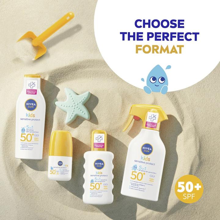 Produktbild NIVEA Babies & Kids Sensitive Protect (Sonnenspray, SPF 50, 270 ml, 150 g)