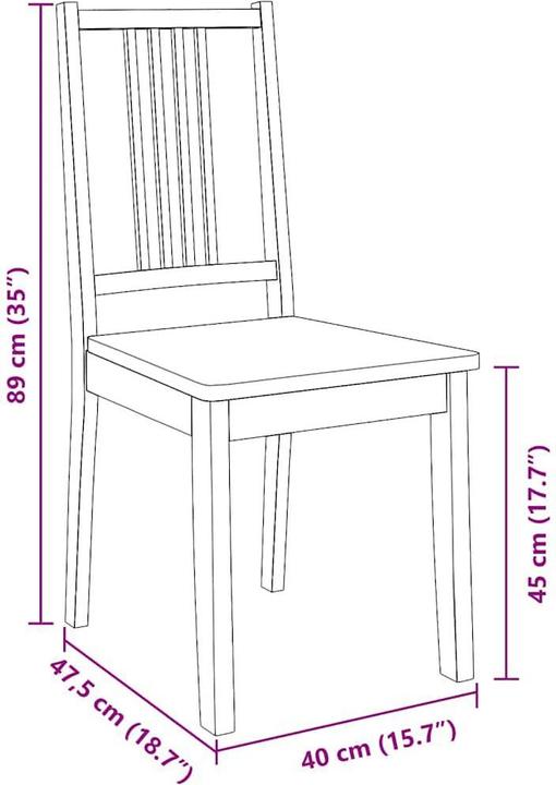 Image du produit vidaXL Esszimmerstuhl