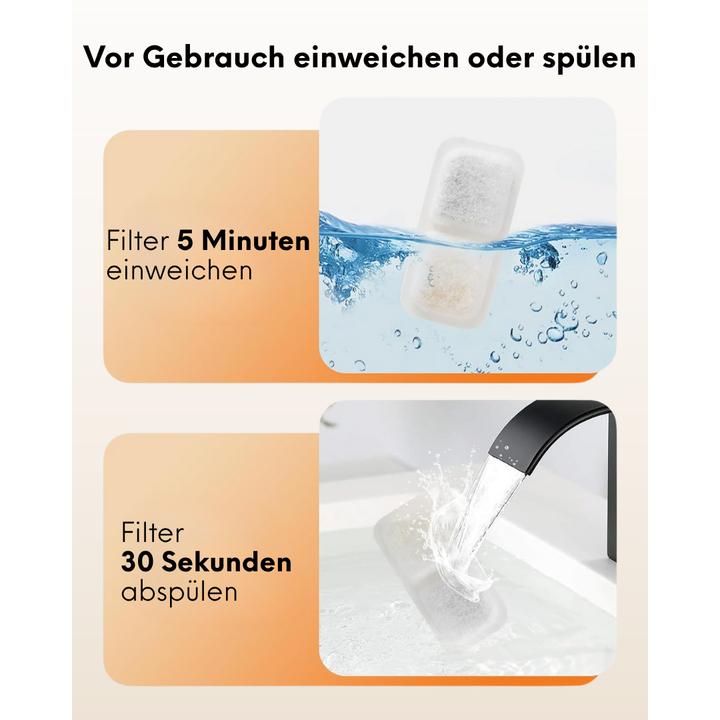 Image du produit Oneisall 4-Pack Ersatzfilter für Katzenbrunnen