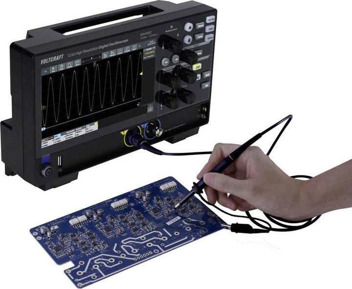 Produktbild Voltcraft DOV1002 Digital-Oszilloskop 100 MHz 2-Kanal 1.25 GSa/s 50 Mpts 12 Bit (CAT II)