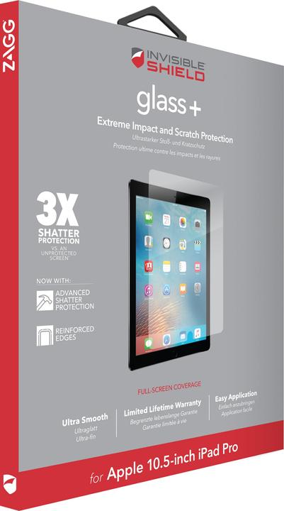 Produktbild InvisibleShield Glass+ VISIONGUARD (1 Stück, iPad Pro 10.5 2017 (1. Gen))