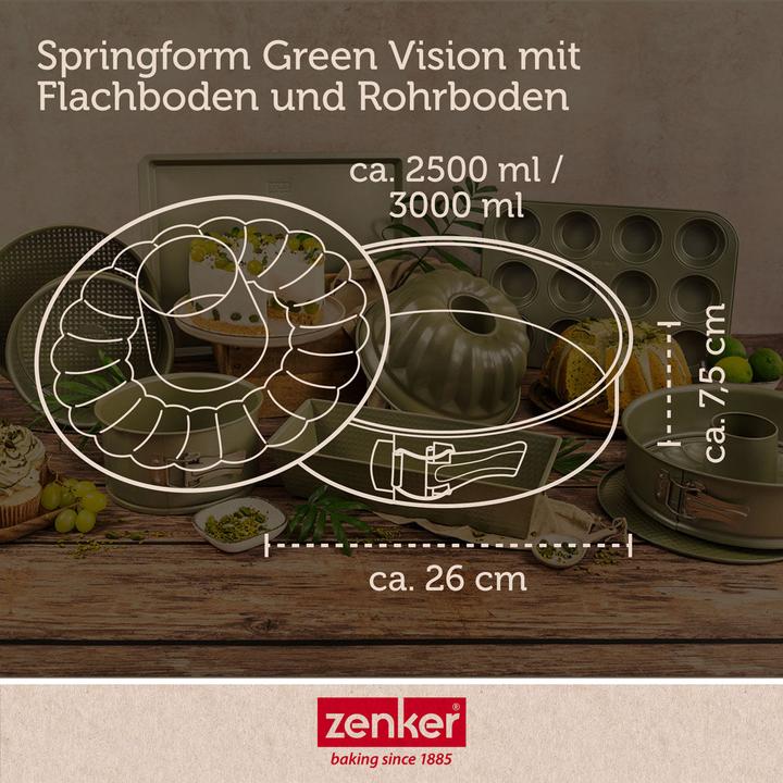 Produktbild Zenker Springform 'Green vision' 2-teilig (26 cm)