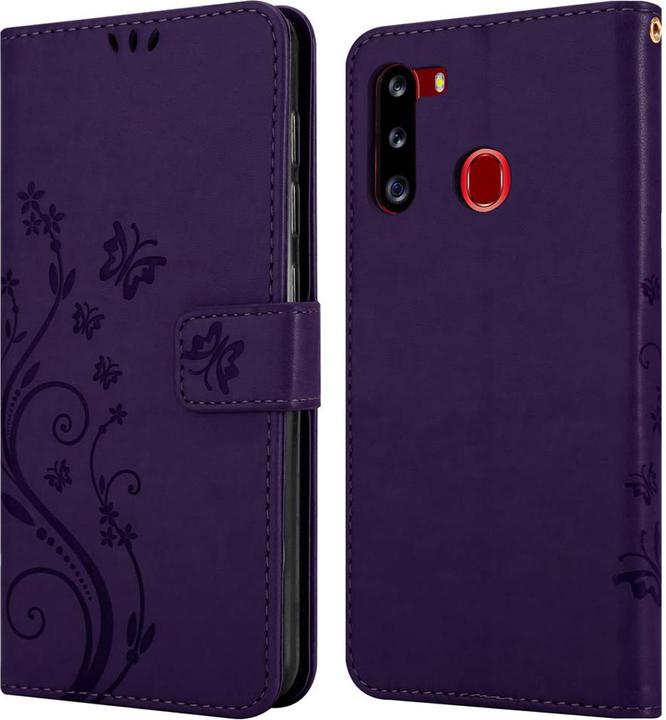 Actual product image Cadorabo Flower Book cover (Samsung Galaxy A21)