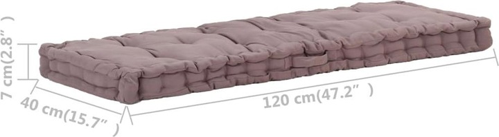 Actual product image VidaXL Marzio (120 x 40 x 7 cm)