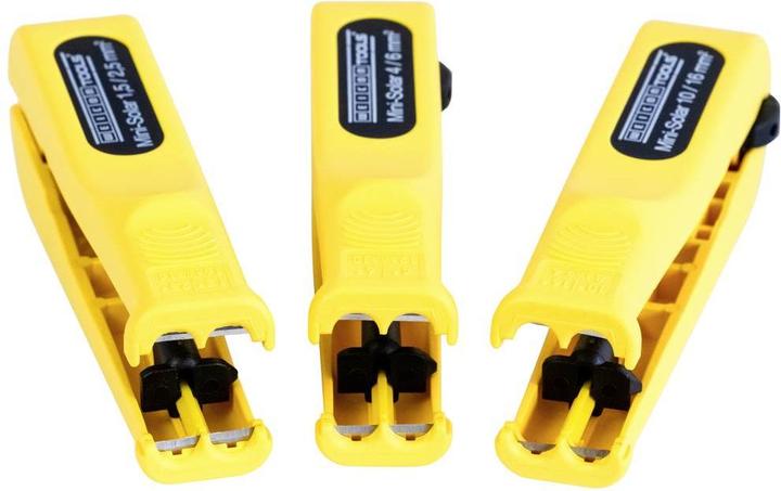 Actual product image Weicon Mini-Solar 4/6mm² 52004003 Electrician's stripping pliers 4 to 6mm² 10 to 12 awg (125 mm)