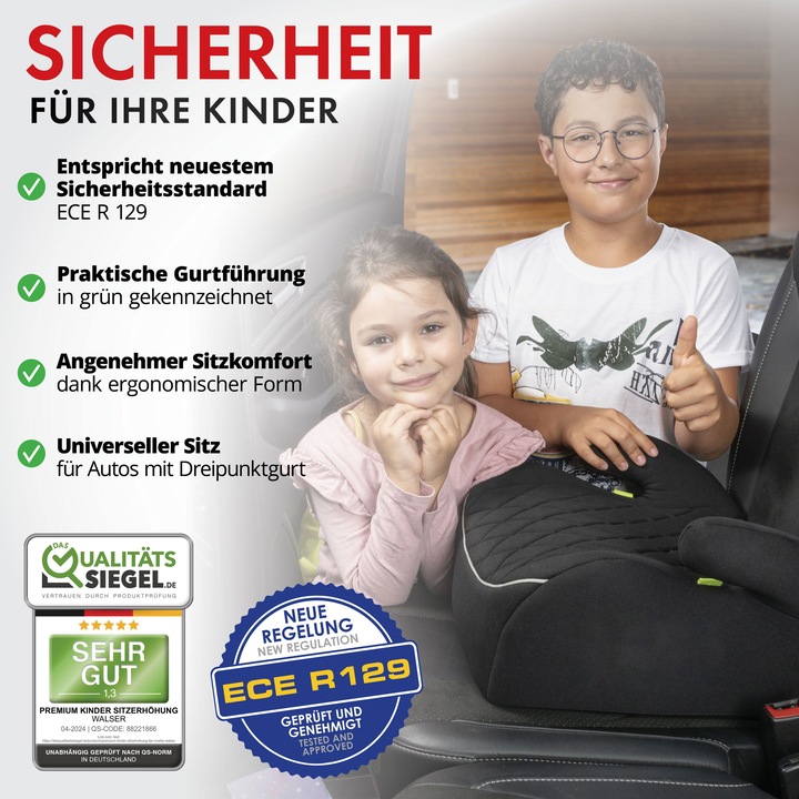 Image du produit Walser Andy (Rehausseur de siège pour enfant, Norme ECE R129/i-Size)