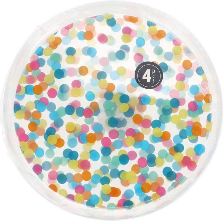 Productafbeelding Bord met stippen 22,5cm, 4 stuks. (4x)