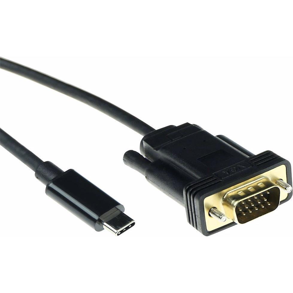 ACT USB C – VGA (2 m, VGA), Video Kabel