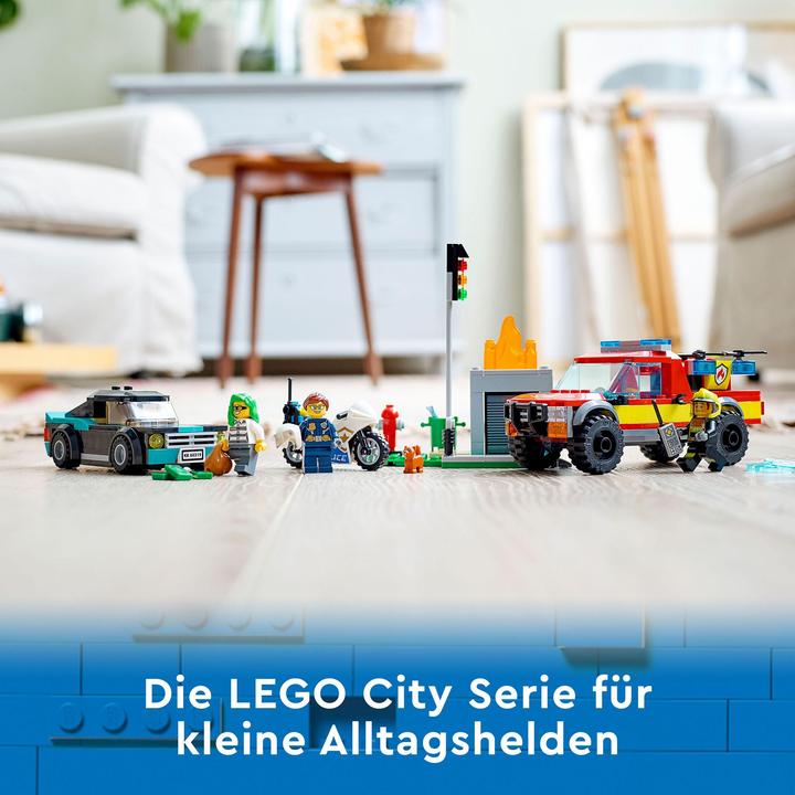 Produktbild LEGO Löscheinsatz und Verfolgungsjagd (60319, LEGO City)