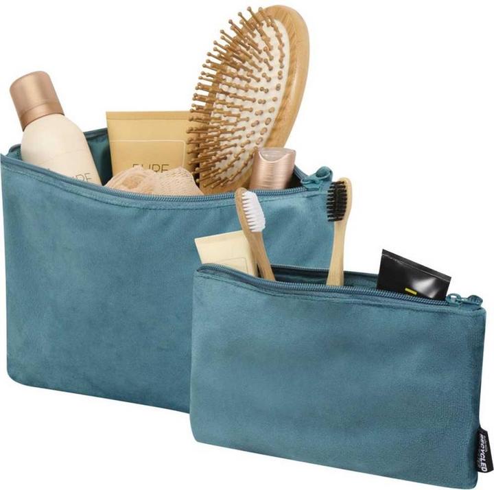 Produktbild Floso Swift Kosmetikbeutel Samt recyceltes Material (2erPack)