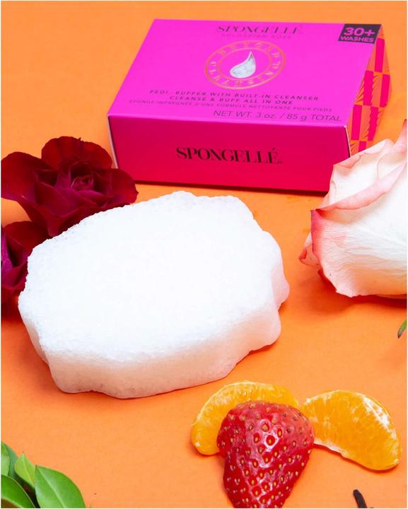 Image du produit Spongellé Pedi-Buffer - La Rose Bulgare (Bain de pieds)