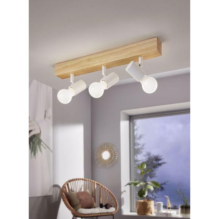 Thumbnail - EGLO, Wandleuchte + Deckenleuchte, Townshend 3 (400 lm, E27)