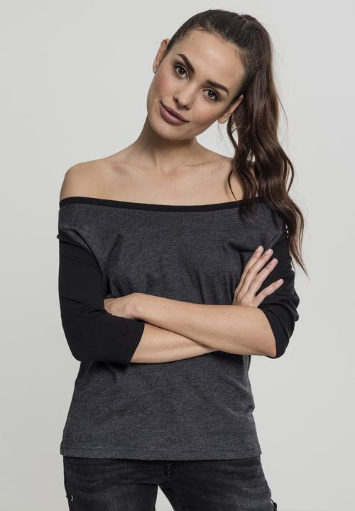 Produktbild Urban Classics Ladies 3/4 Contrast Raglan Tee (S)