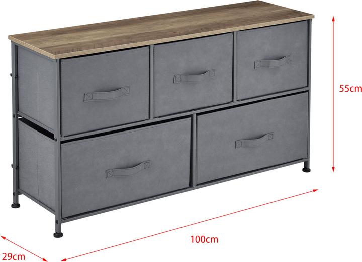 Image du produit En.Casa Commode (100 x 29 x 55 cm)