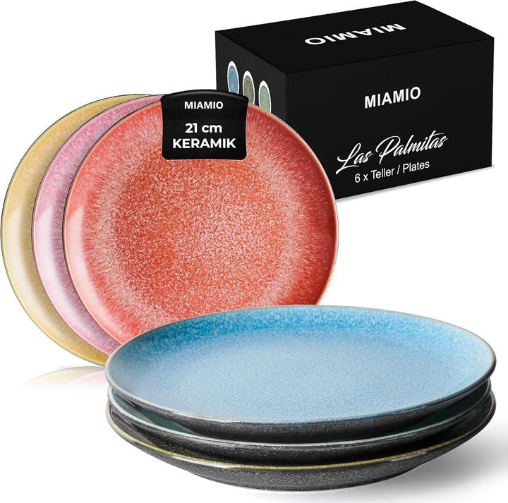 Produktbild Miamio 6er-Set Kleine Teller (6x, 21 cm)