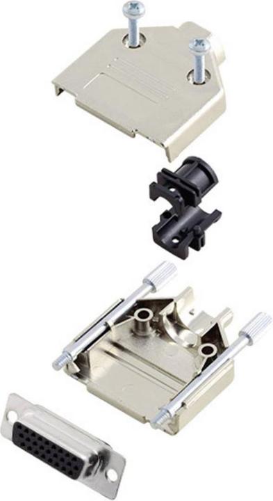 Produktbild Amphenol L17DTPK-M-25+L77HDB44S D-SUB Buchsenleisten-Set 180 ° Polzahl (num): 4