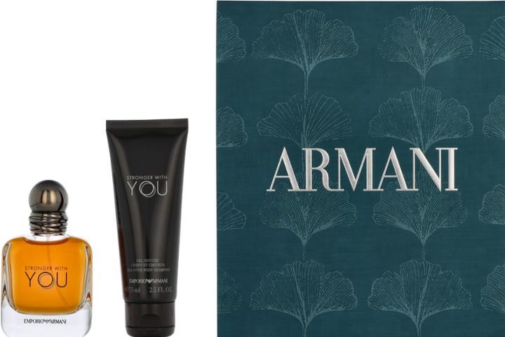 Produktbild Giorgio Armani Stronger With You Eau De Toilette 50ml Coffret + Gel Douche 75ml