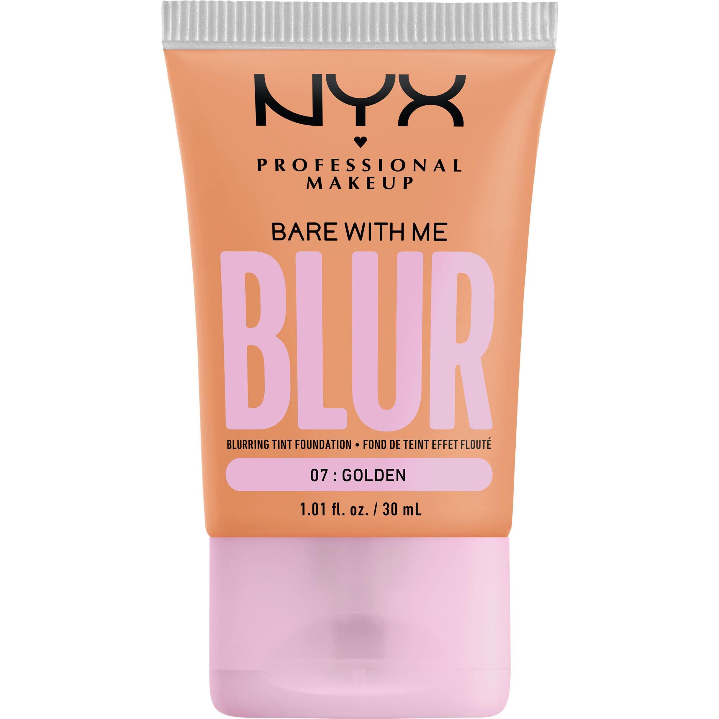 NYX Professional Make-Up, Foundation, Bare With Me (07 Golden)