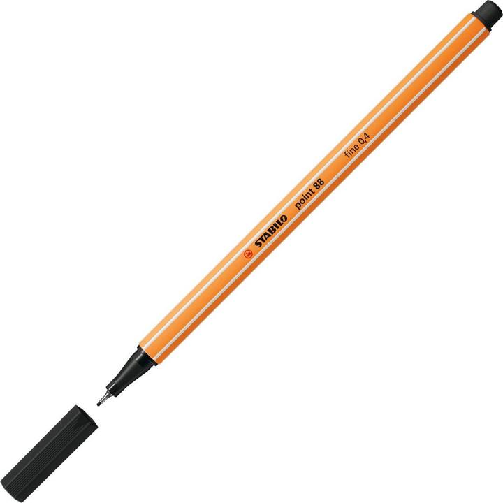 Image du produit STABILO Fineliner Point 88 (Noir gris, 3 x)