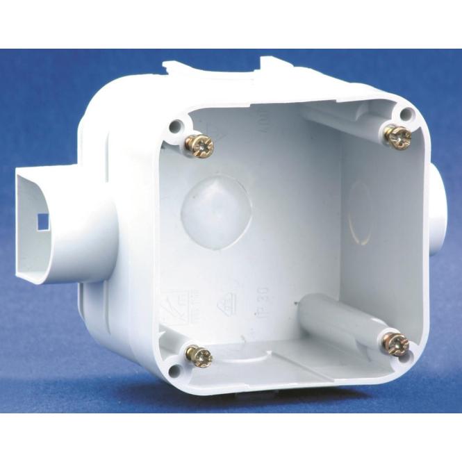 Metz, Steckdose, BTR E-DAT modul IP44S UP-GEH. gr. Cat.6, unbest. 2 Mod abschl. unbestueck für 2X E-DAT Modul