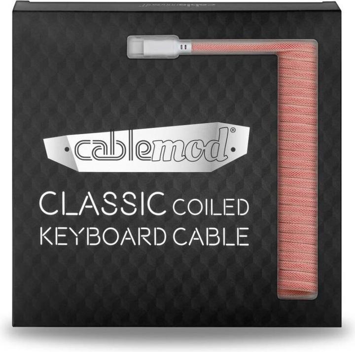 Image du produit CableMod Câble classique pour clavier USB-C vers USB type A, Orangesicle (1.50 m, USB 2.0)