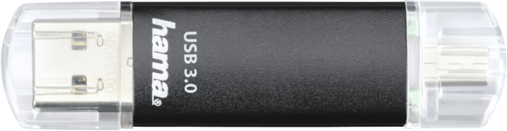 Produktbild Hama Laeta Twin (128 GB, USB-A, Micro USB, USB 3.0)