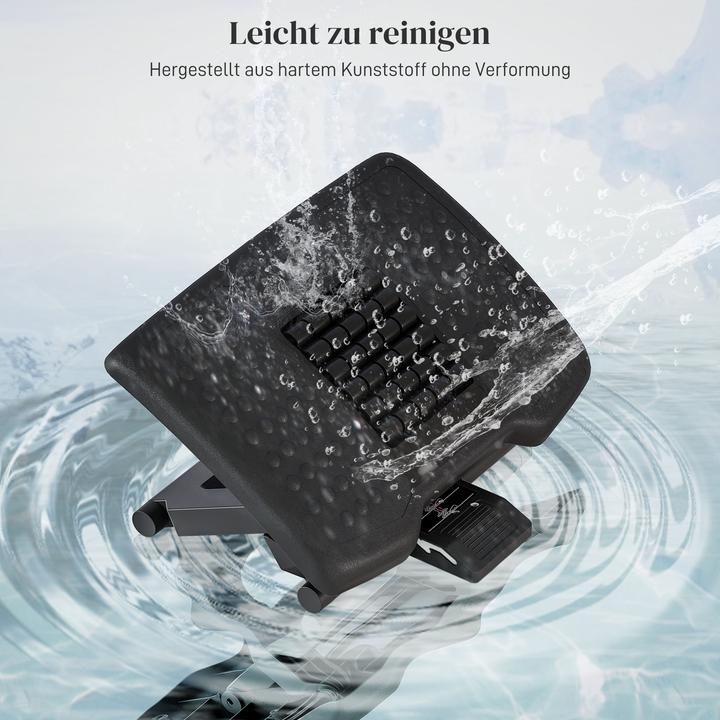 Produktbild Homcom Fussstütze ABS Schwarz