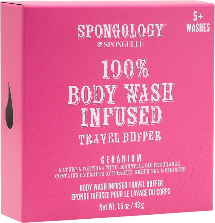 Produktbild Spongellé Travel Buffer - Geranium