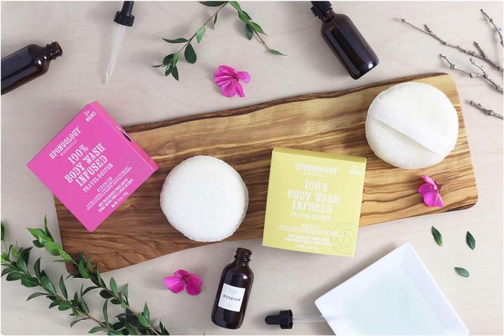 Produktbild Spongellé Travel Buffer - Geranium