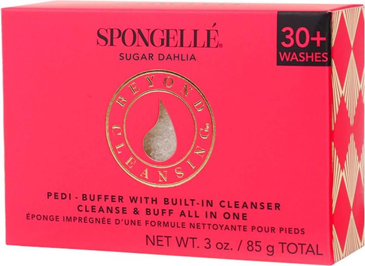 Produktbild Spongellé Pedi-Buffer - Sugar Dahlia (Fussbad)