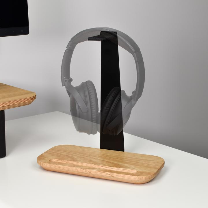 Actual product image Balolo Headphone holder oak