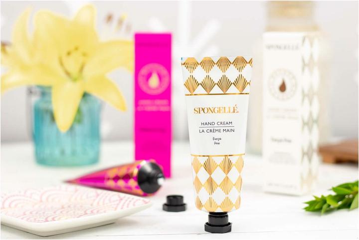 Produktbild Spongellé Hand Cream - Freesia Pear