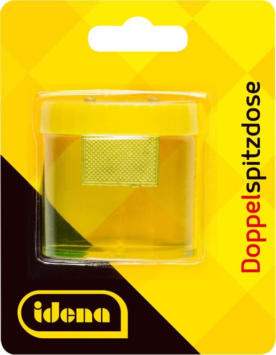 Actual product image Idena Sharpening box 2 oval, assorted colours