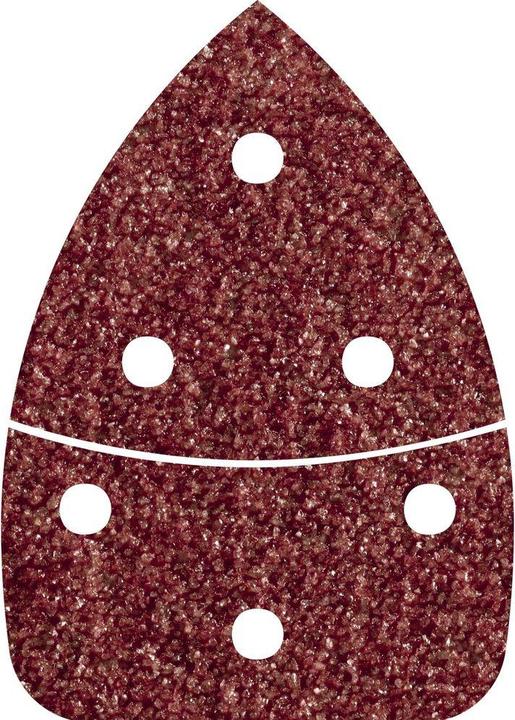 Produktbild wolfcraft 6 Haft-Schleifbl. Korund K80 98x139mm (80)