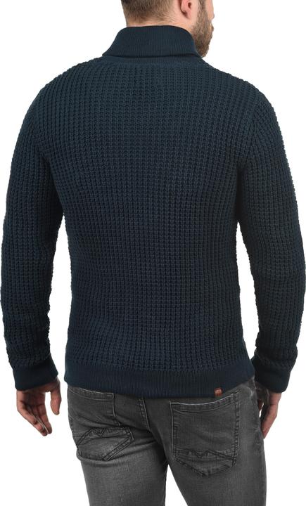 Image du produit Blend Weko Pull En Grosse Maille Pull-Over Tricot Pour Homme Avec Col Châle 100% Coton (XL)