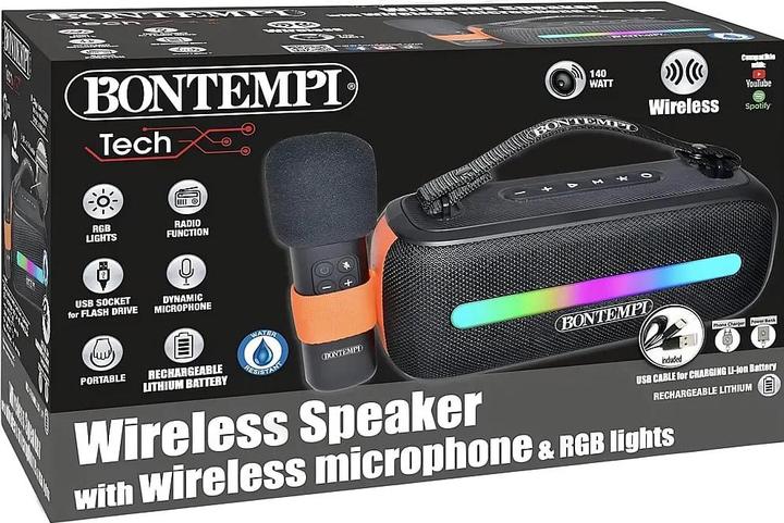 Produktbild Bontempi Wireless Lautsprecher mit Mikrofon 140W