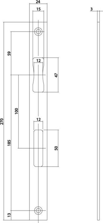 G-U Flachschliessblech B-9000 (Schliessblech)