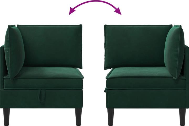 Actual product image vidaXL Modernes Sofa (Corner sofa)