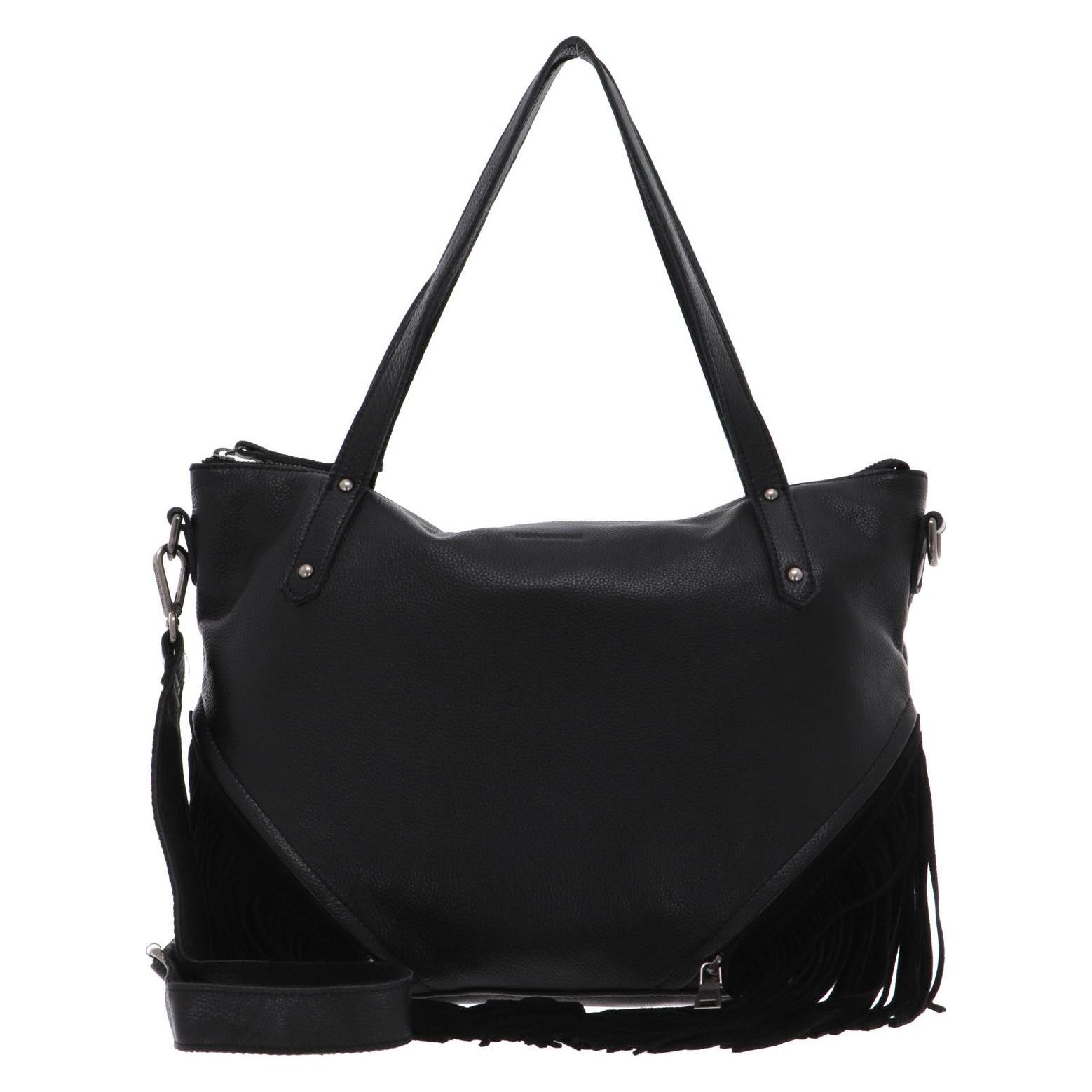FredsBruder, Damen, Handtasche, Frim Collection Tin Shoulder Bag, Schwarz