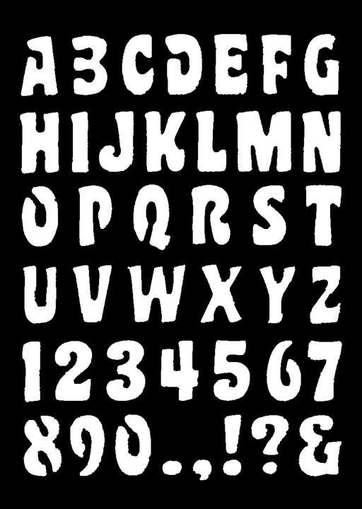 Image du produit VBS Schablone DIN A5, ABC Alphabet