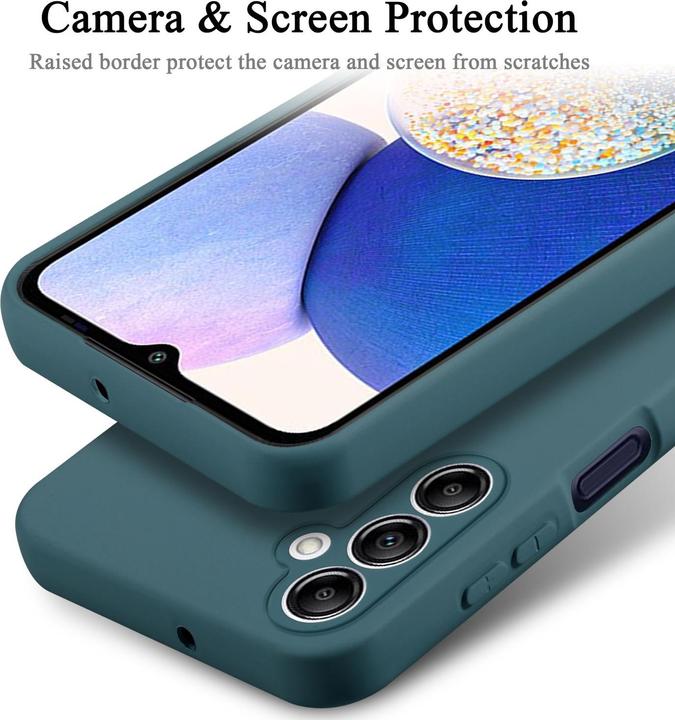 Immagine prodotto Cadorabo Custodia per Samsung Galaxy A14 4G / 5G / M14 TPU con design in silicone a protezione dei liquidi (Samsung Galaxy A14, Samsung Galaxy M14)