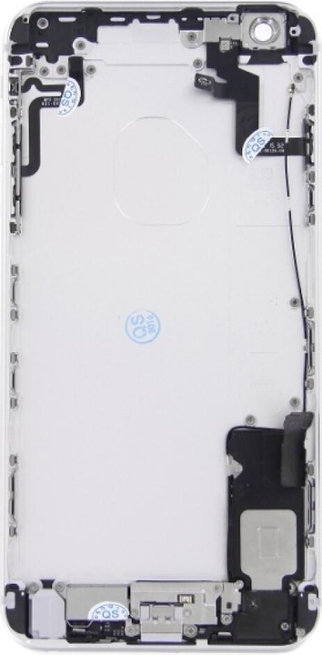 Actual product image OEM Replacement iPhone 6s Plus Back Cover Complete Set Silver (Cover, IPhone 6S Plus)